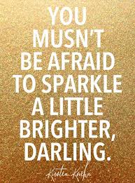 Glitter quotes inspiration Belle classy sparkle gold Preppy no ... via Relatably.com