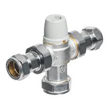 Flomasta Thermostatic Mixing Valve 22mm - Screwfix