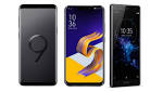 Samsung Galaxy S9 vs Asus ZenFone 5Z vs Sony Xperia XZ2: Price, Specifications Compared