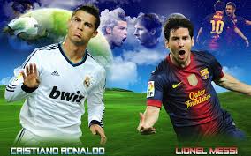 Image result for PIC OF MESSI VS RONALDO