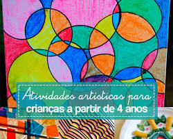 Imagem de Atividades artísticas para crianças pequenas