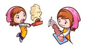 Image result for gambar comel masak