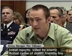 This video is the opening statement of Kevin Tillman. Behind him (left in the video) sits an officer in uniform. Watch him . - tillman