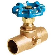 Bronze Globe Stop and Waste Valve, 3/4" Solder | AF Supply