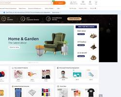 Image of Alibaba website