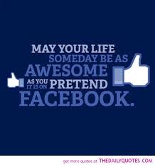 Pretend On Facebook - The Daily Quotes via Relatably.com
