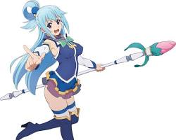 Image of Aqua from Konosuba