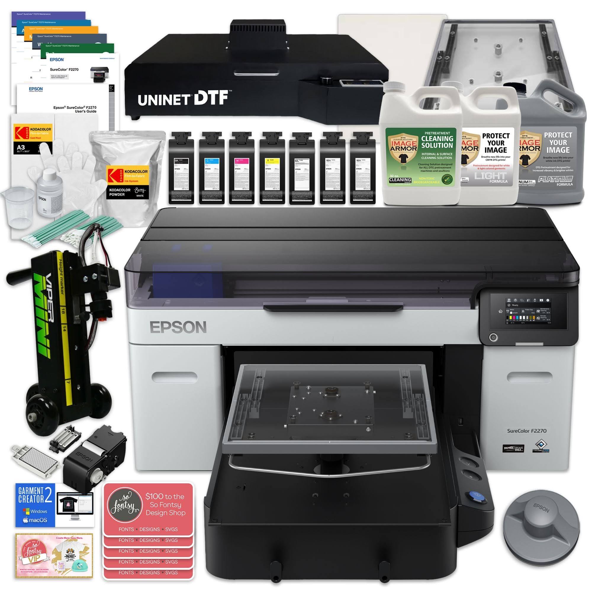 Demo Epson SureColor F2270 DTG/DTF Hybrid Printer