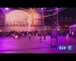 Image of Times Square New Year's Eve in Sundance Square
