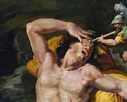 Image of Odyssey Book 9 classical art Odysseus and the Cyclops Polyphemus