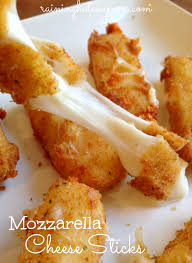 Hasil gambar untuk how to make mozzarella stick