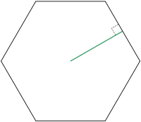 Resultado de imagen para prisma hexagonal APOTEMA