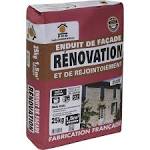 Enduit de rnovation blanc cass PRB 25 kg Leroy Merlin
