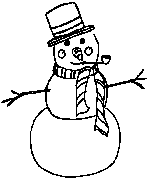Image result for coloring book snowmen