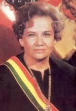 Lidia Gueiler Tejada. * Bolívia, Cochabamba, 28.08.1921 † La Paz, 09.05.2011 - pes_534832