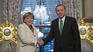 Resultado de imagen de angela merkel y erdogan