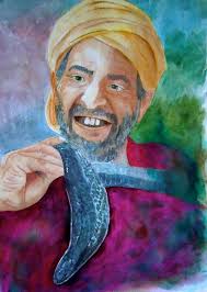 Snake Charmer - Tangier Morocco Painting - Snake Charmer - Tangier Morocco Fine Art Print - snake-charmer--tangier-morocco-sharon-mick