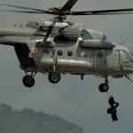 Three jawans fall while jumping