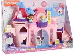 Fisher Price x Disney Princess Little People Magical Lights & Dancing Castle with Figurines