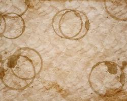 Image of Paper with coffee stains