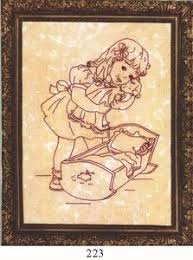 Résultat de recherche d'images pour "Redwork embroidery girls dress up"