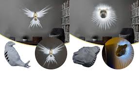 Amazon.com: ISFIBA 3D Animal LED Wall Lamp, Creative Resin ...