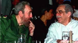 Fidel Castro junto al periodista y Premio Nóbel de Literatura, Gabriel García Márquez