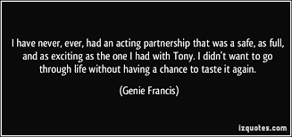 Genie Francis Quotes. QuotesGram via Relatably.com