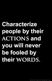 Heartfelt Quotes: Characterize people by their actions and you ... via Relatably.com