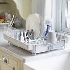 OXO Good Grips Foldaway Dish Rack - Grey:.uk