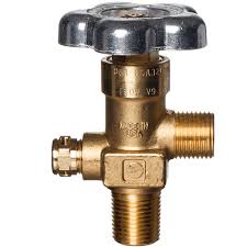 CO2 Valve for 1/2" Neck Steel Cylinders : Steel Fire Equipment
