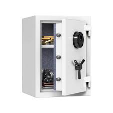 High Capacity White Digital Fireproof Safe with Adjustable ...