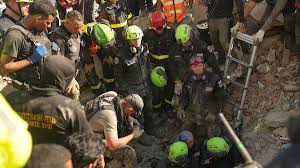 Earthquake in Venezuela rescue operations