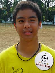 Nama Lengkap : Rangga Ananta Laksmana. Nama Panggilan : Ranggaz. Tim : SMP AL Izhar Pondok Labu. Posisi : Striker. No Punggung : 8. Umur : 14 - rangga-profile