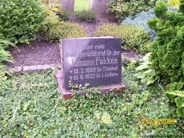 Grab von Johann Fokken (13.02.1889-10.06.1932), Friedhof Timmel ...