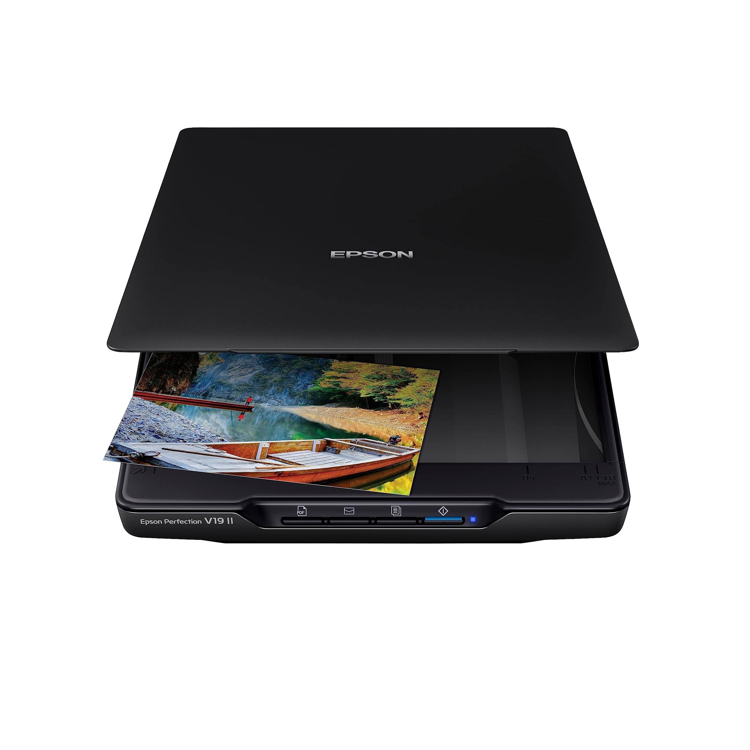 Epson Perfection V19 II Color Photo and Document Flatbed Scanner