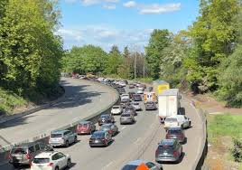 Police, medics respond to I-5 northbound crash involving motorcyclist