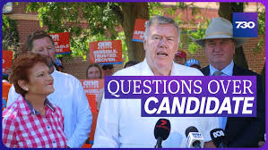 VIDEO: Questions over One Nation candidate in Farrer by-election