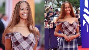 Malia Obama Models One of Fall’s Hottest Prints in Vivienne Westwood at 
Deauville American Film Festival 2024 Opening Ceremony