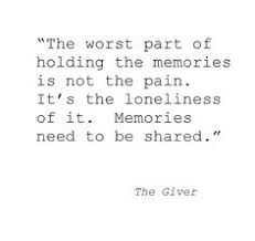 The Giver Quote | Quotes | Pinterest | The Giver, Quote and Memories via Relatably.com