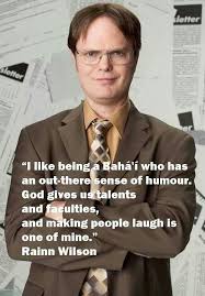 Rainn Wilson Baha&#39;i | Bahai Faith | Pinterest via Relatably.com