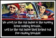 Funny Old Ladies on Pinterest | Funny Old People, Old People Jokes ... via Relatably.com