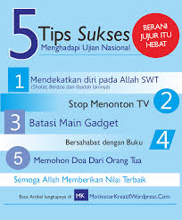 Hasil gambar untuk KATA MOTIVASI UN