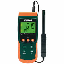 EXTECH, Cabled, Ambient Temp/Dew Point/Relative Humidity/Wet ...