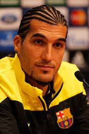 Goalkeeper, Jose Manuel Pinto speaks to the media during the FC Barcelona press conference prior to the UEFA Champions League match between Ajax Amsterdam ... - Jose%2BManuel%2BPinto%2BFC%2BBarcelona%2BTraining%2BSession%2BK2bTJ17YW4Hl