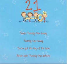 Happy 21st Birthday Quotes Funny. QuotesGram via Relatably.com