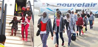 Image result for 171 nigerians who returned from Libya