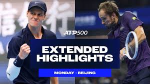 Extended Highlights: Sinner, Medvedev power into Beijing SFs