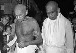 Image result for sardar patel and gandhi