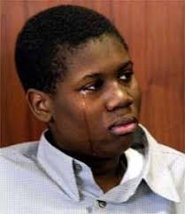 Lionel Tate, 14, cried Friday after being sentenced for the 1999 beating death of Tiffany Eunick, ... - tate005